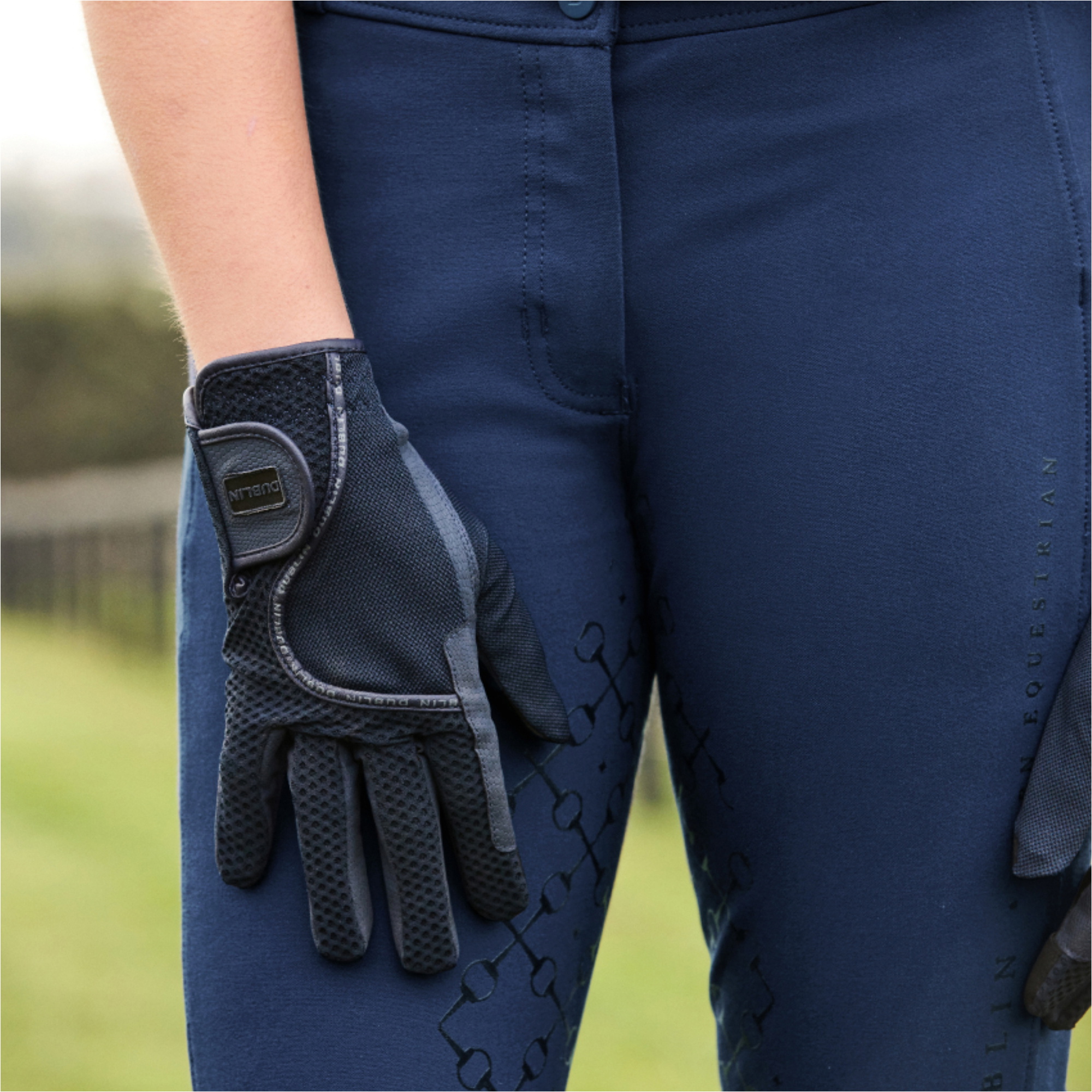 2025 Dublin Airflow Honeycomb Gloves 1018580 - Navy